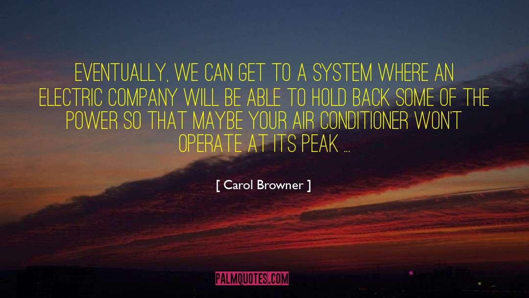 Morning Air quotes by Carol Browner