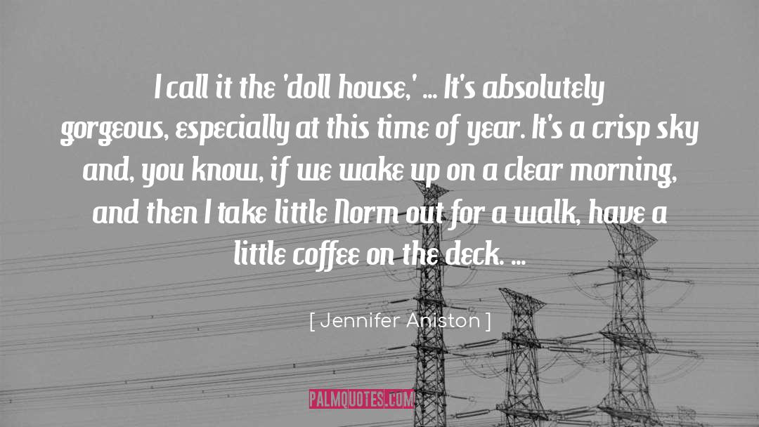 Morning Coffee quotes by Jennifer Aniston