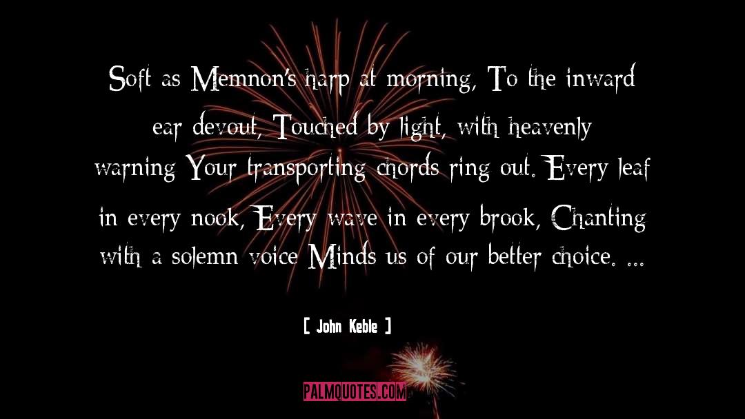 Morning Light quotes by John Keble