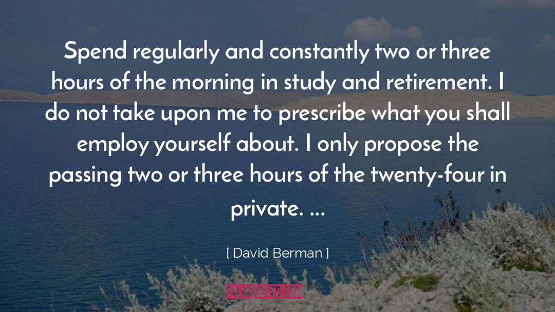 Morning Musings quotes by David Berman