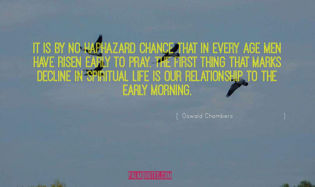 Morning Prayer quotes by Oswald Chambers