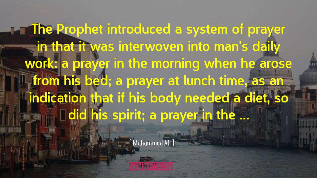 Morning Prayer quotes by Muhammad Ali