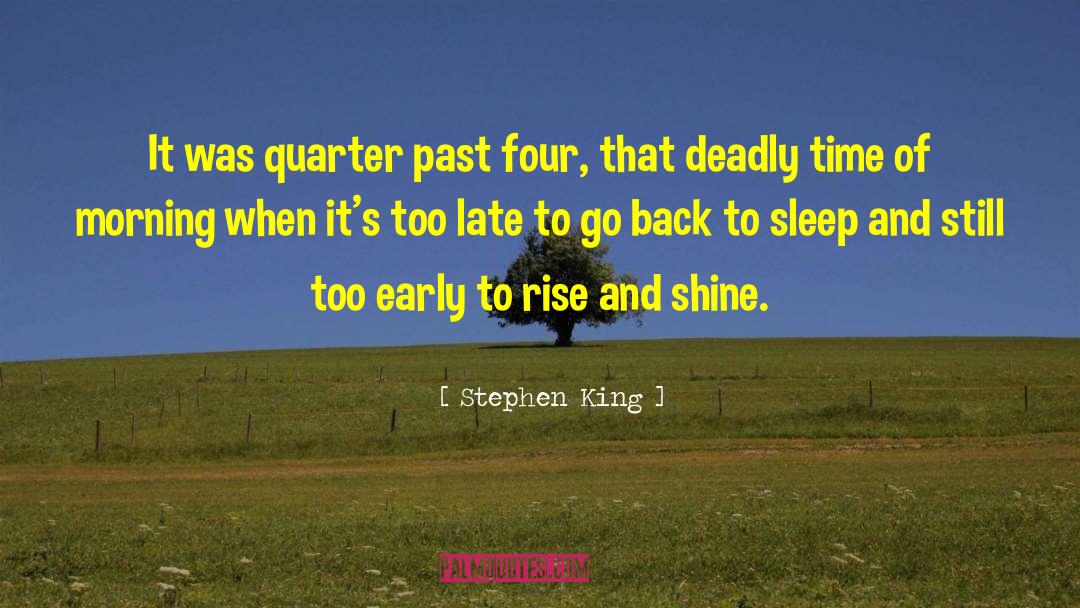 Morning Routine quotes by Stephen King