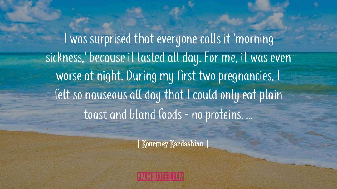 Morning Sickness London quotes by Kourtney Kardashian