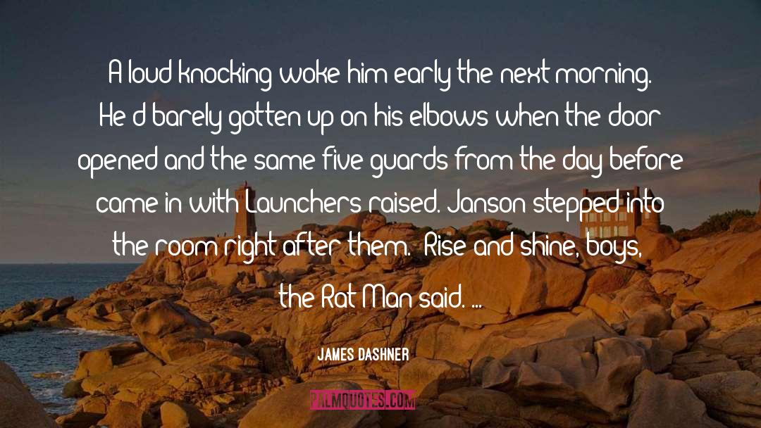Morning Smile quotes by James Dashner