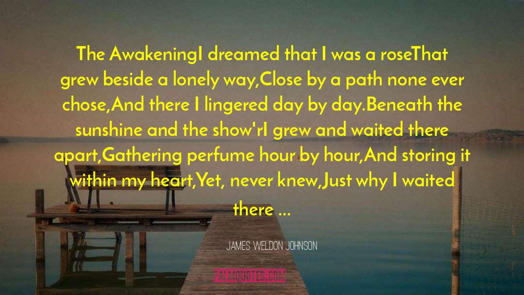 Morning Song Poetry quotes by James Weldon Johnson