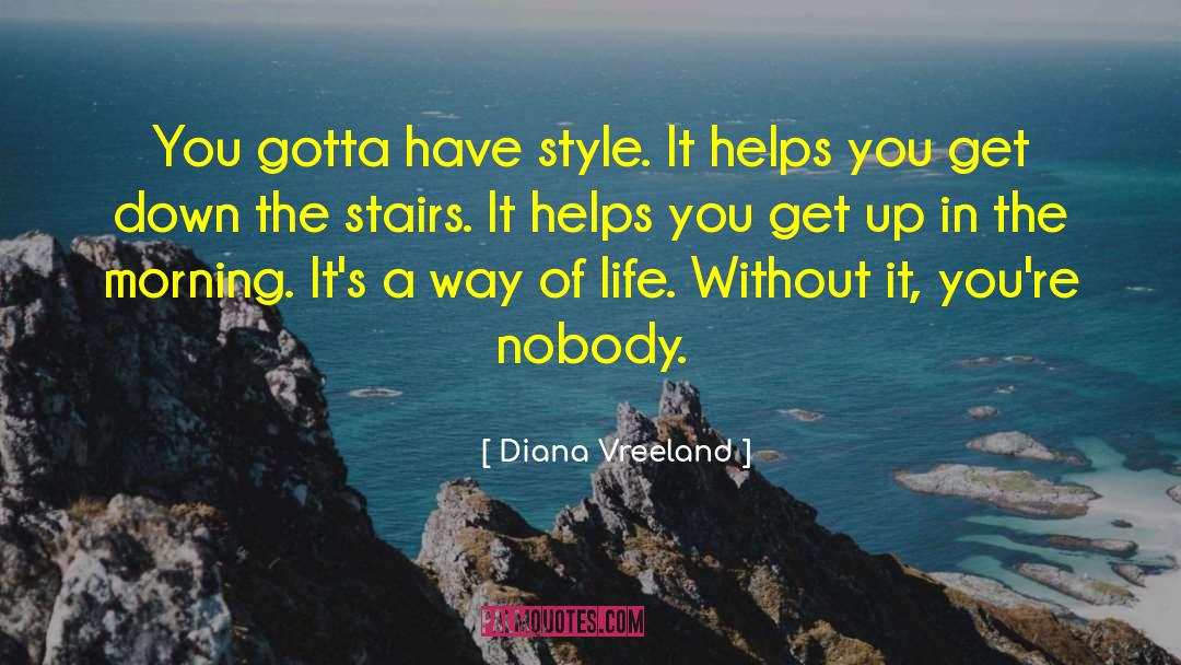Morning Star quotes by Diana Vreeland