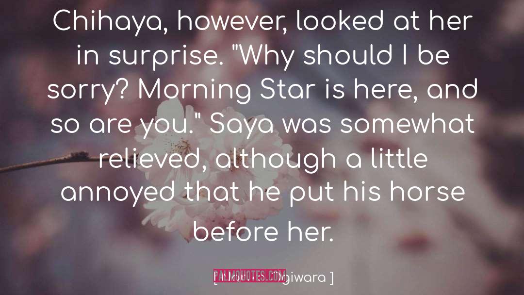 Morning Star quotes by Noriko Ogiwara