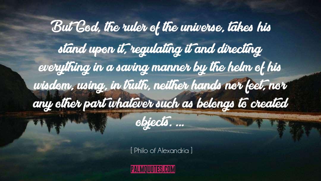 Morning Universe Everything quotes by Philo Of Alexandria