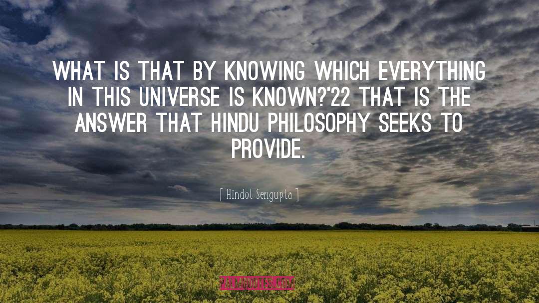 Morning Universe Everything quotes by Hindol Sengupta