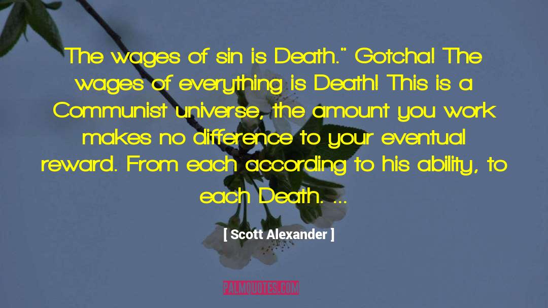 Morning Universe Everything quotes by Scott Alexander