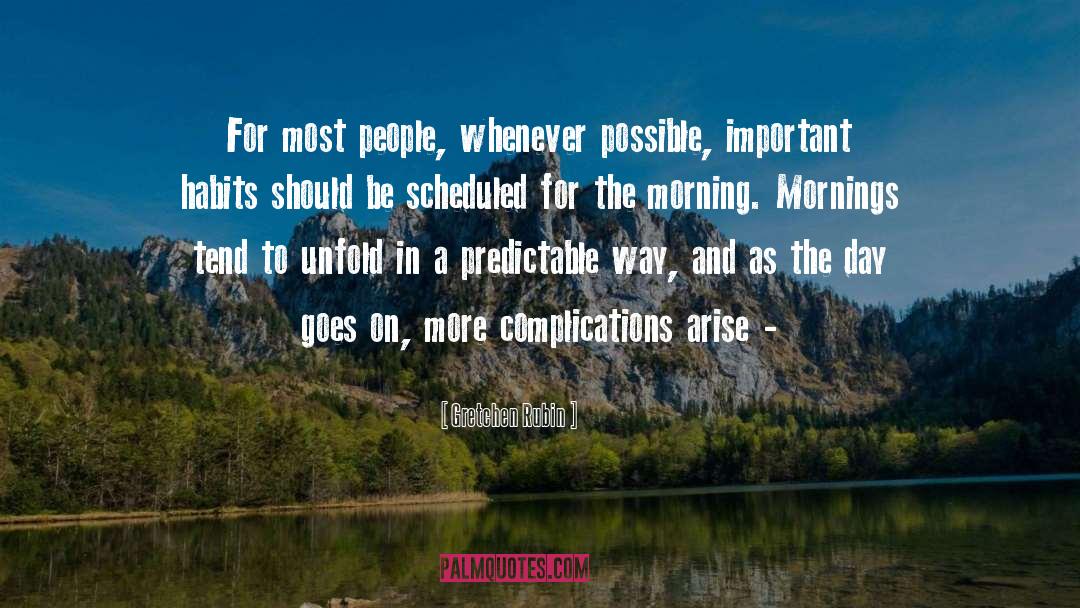 Mornings quotes by Gretchen Rubin