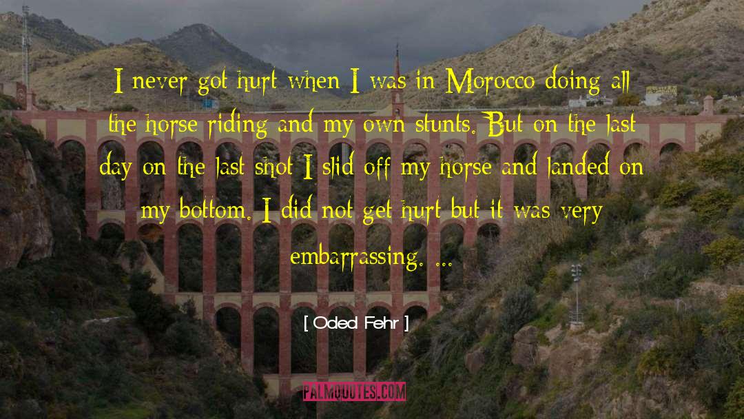 Morocco quotes by Oded Fehr