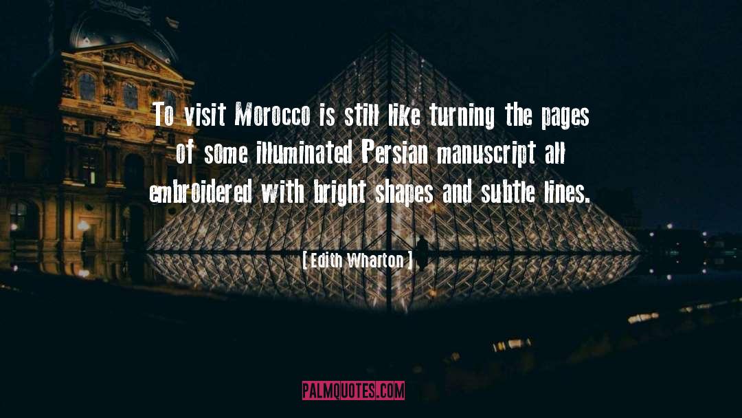 Morocco quotes by Edith Wharton