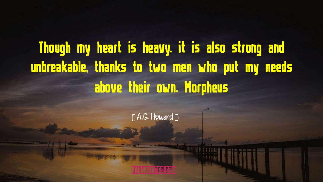 Morpheus quotes by A.G. Howard