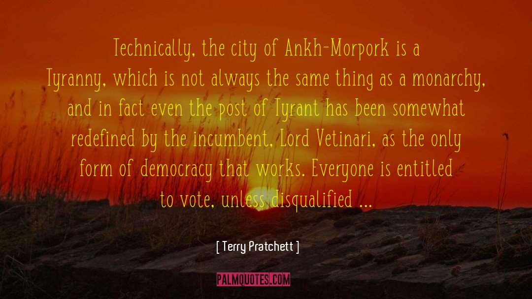 Morpork quotes by Terry Pratchett