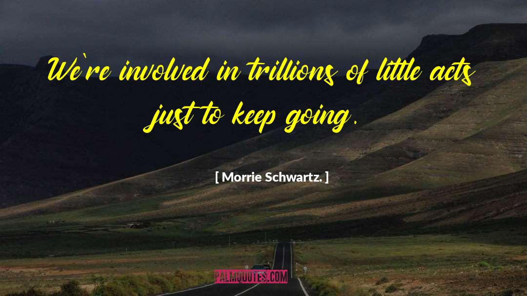 Morrie Schwartz quotes by Morrie Schwartz.