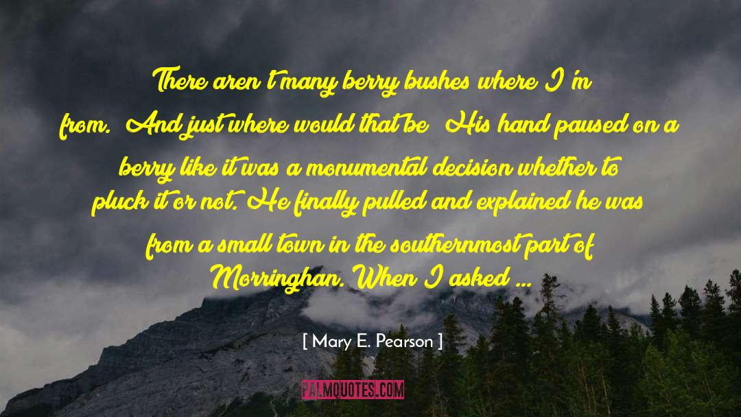 Morrighan quotes by Mary E. Pearson