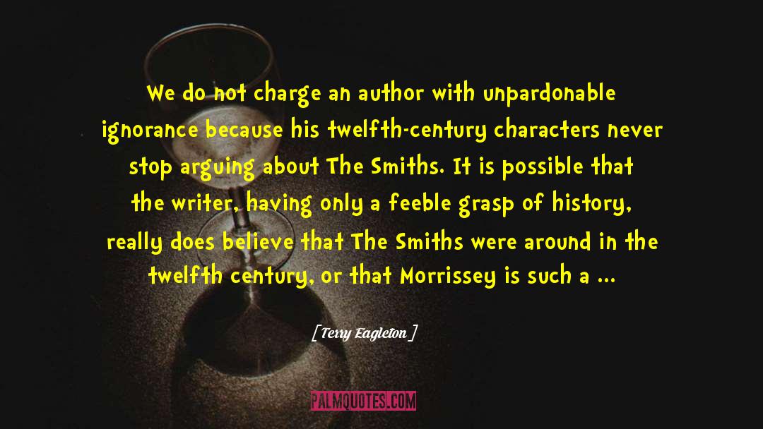 Morrissey quotes by Terry Eagleton