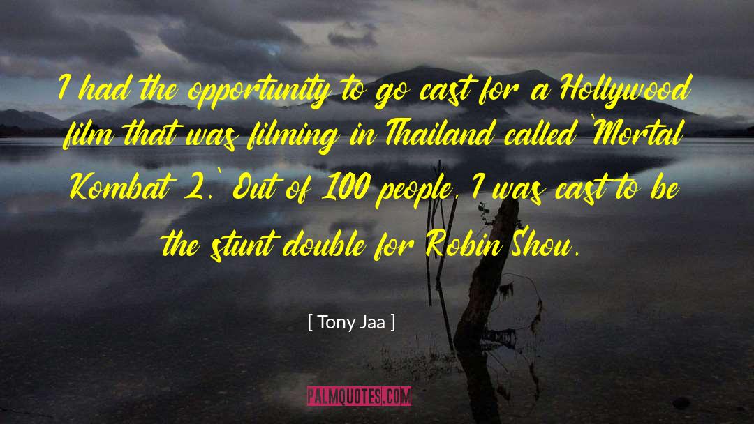 Mortal Kombat quotes by Tony Jaa