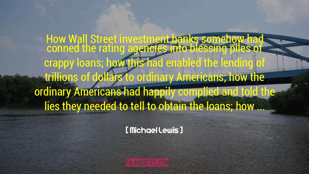 Mortgage Loans quotes by Michael Lewis