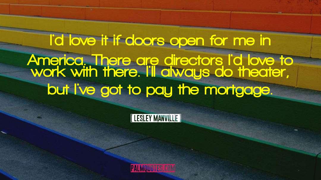 Mortgage quotes by Lesley Manville