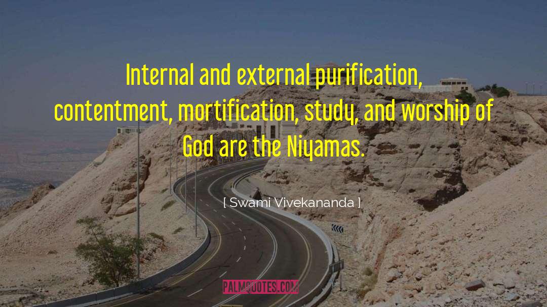 Mortification quotes by Swami Vivekananda