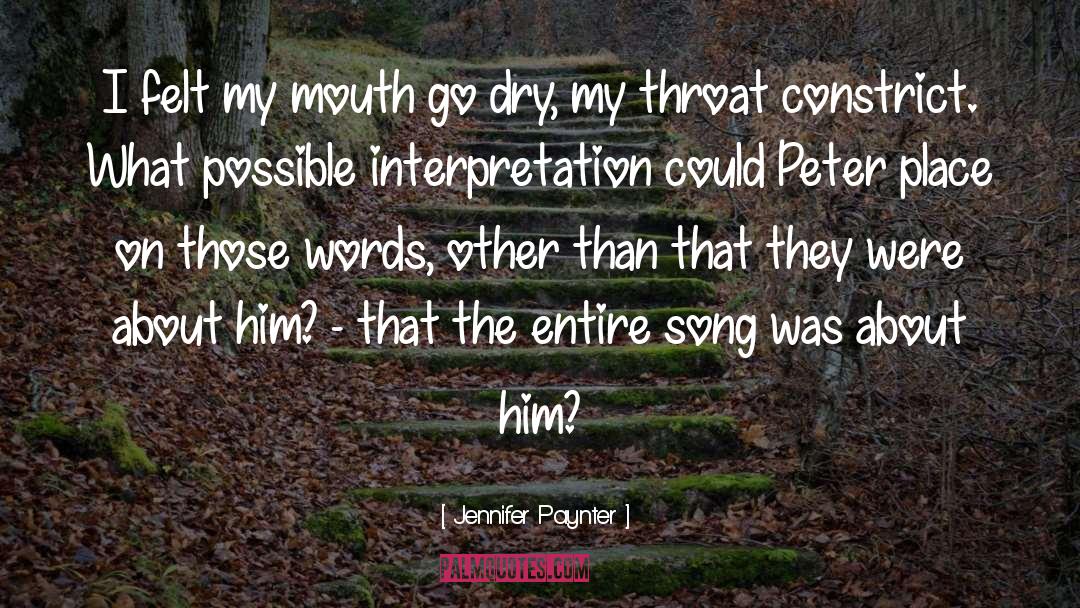 Mortification quotes by Jennifer Paynter