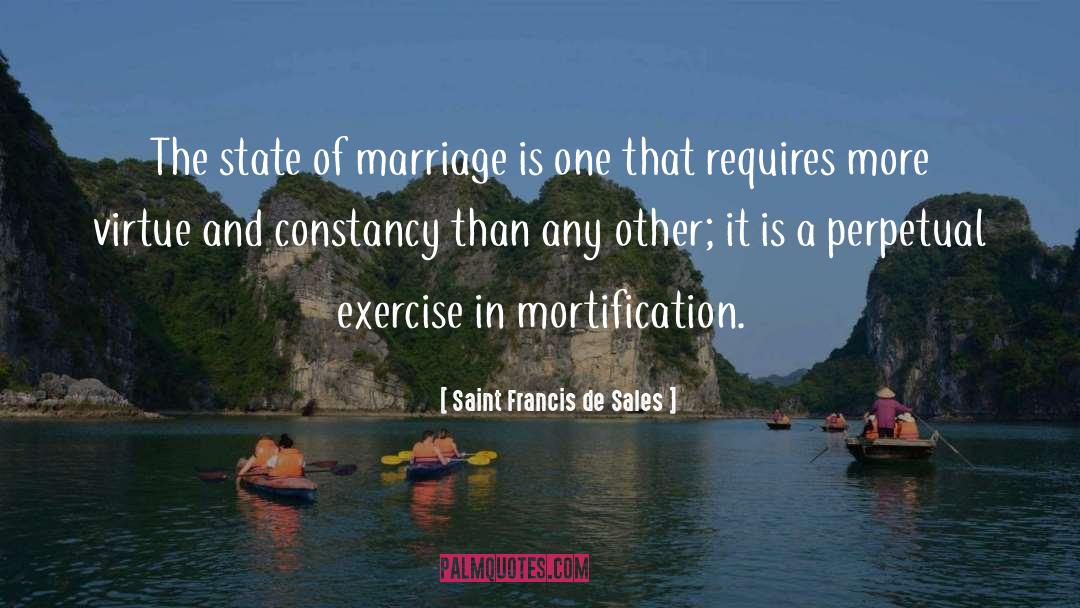 Mortification quotes by Saint Francis De Sales