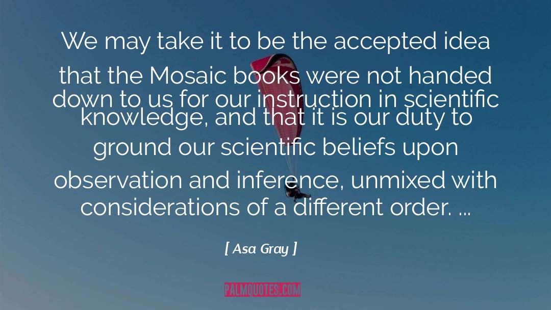 Mosaic Supplies quotes by Asa Gray