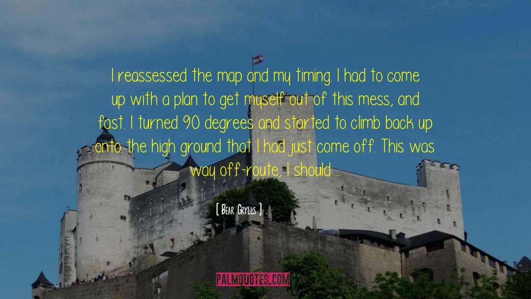 Mosbach Map quotes by Bear Grylls