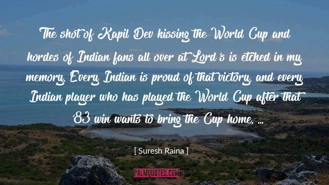 Mosconi Cup quotes by Suresh Raina