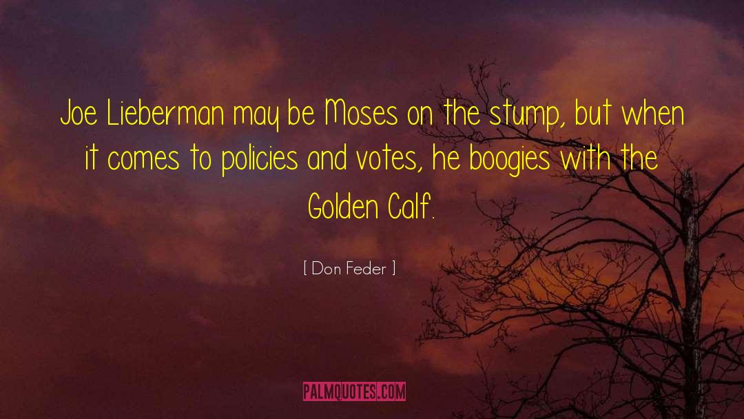 Moses quotes by Don Feder