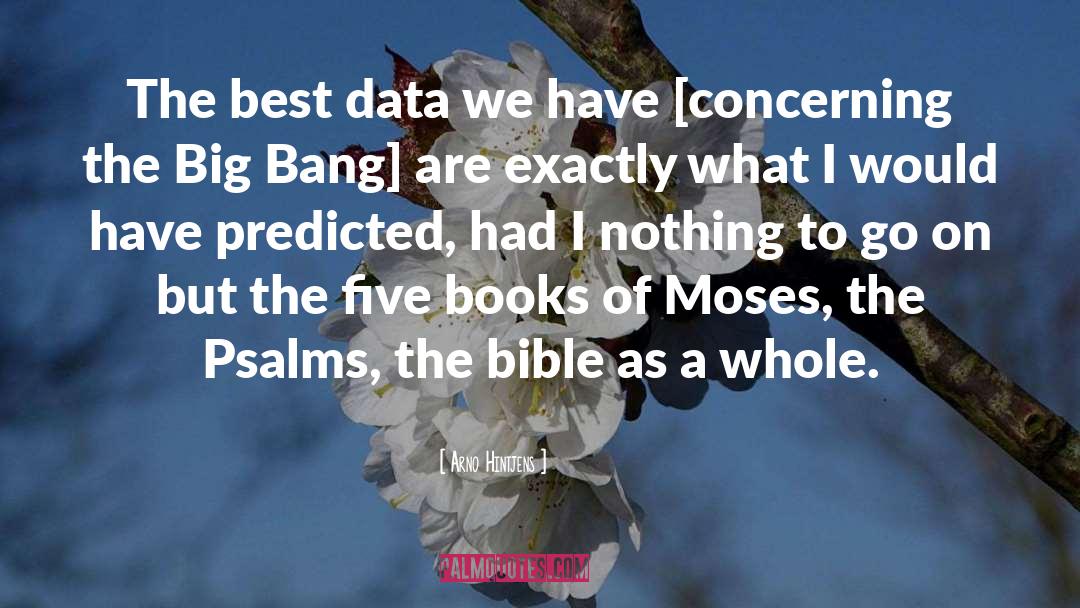 Moses quotes by Arno Hintjens