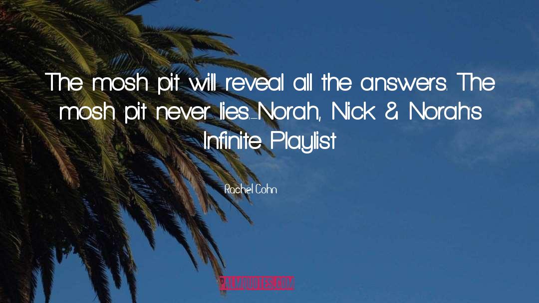 Mosh Pit quotes by Rachel Cohn