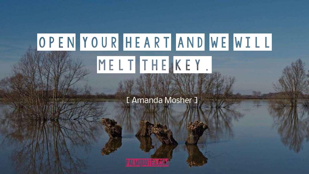 Mosher quotes by Amanda Mosher