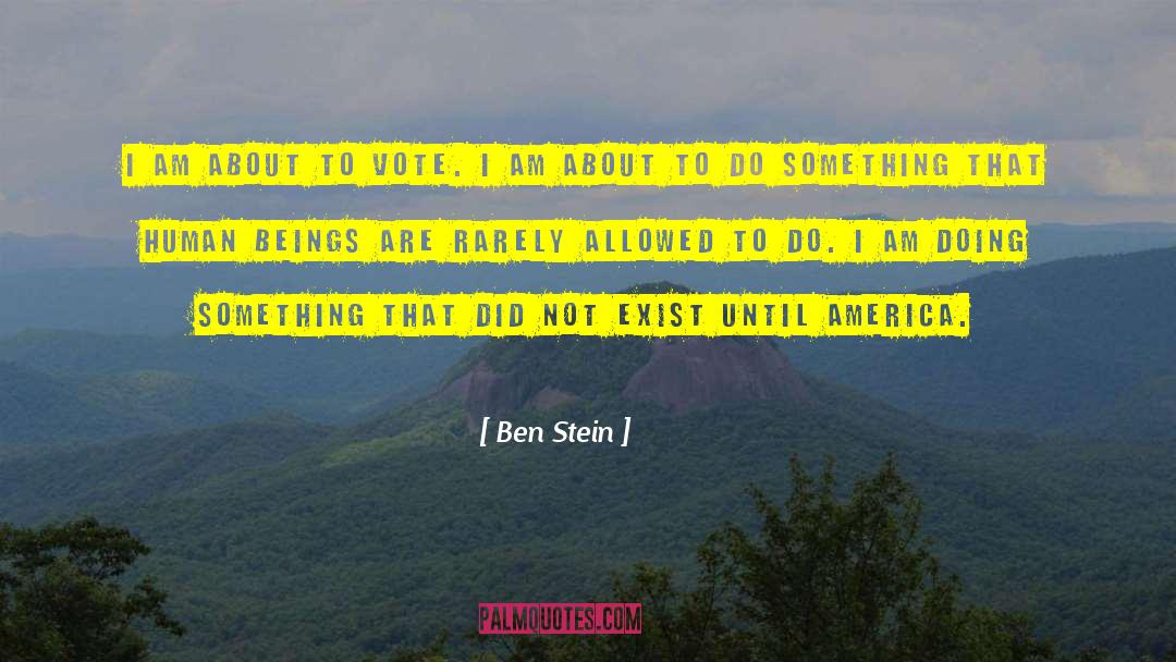 Moshiko Ben quotes by Ben Stein