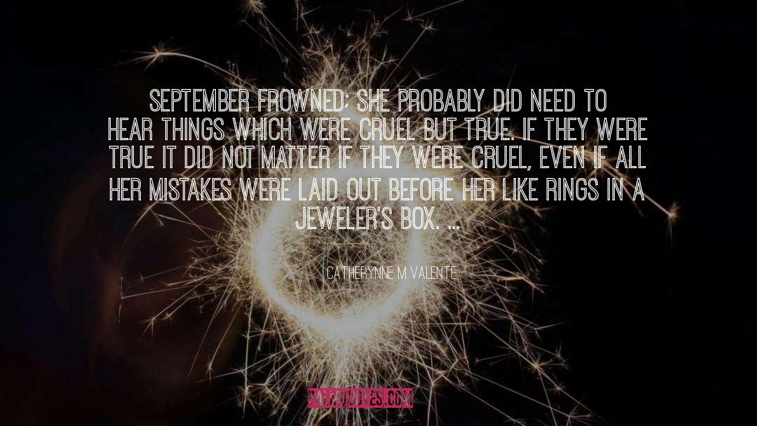 Mosiello Jewelers quotes by Catherynne M Valente