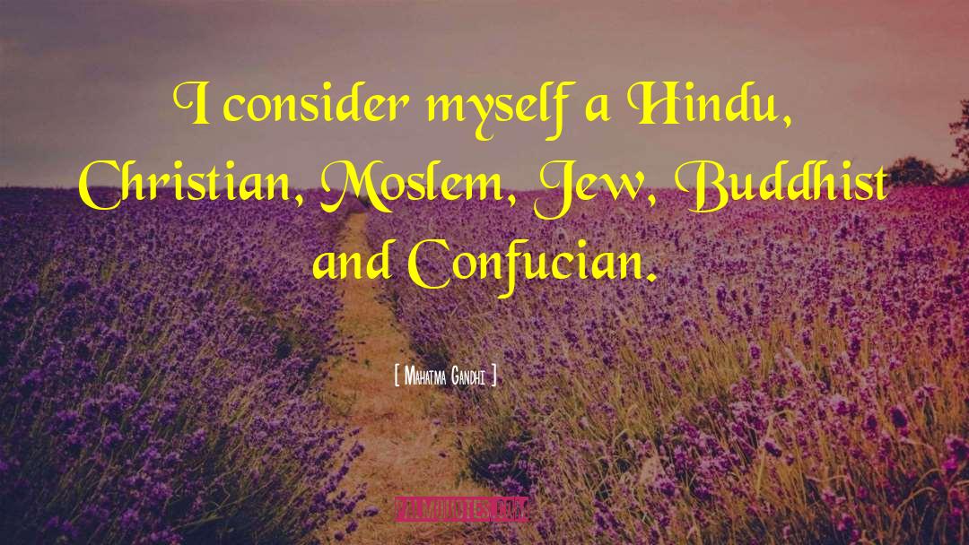 Moslem quotes by Mahatma Gandhi