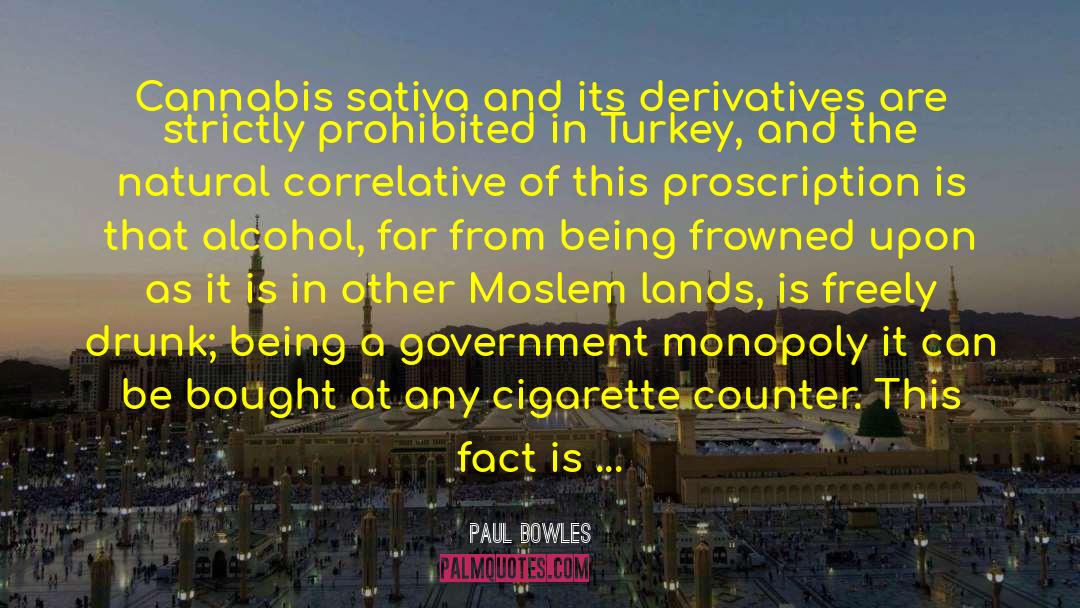 Moslem quotes by Paul Bowles