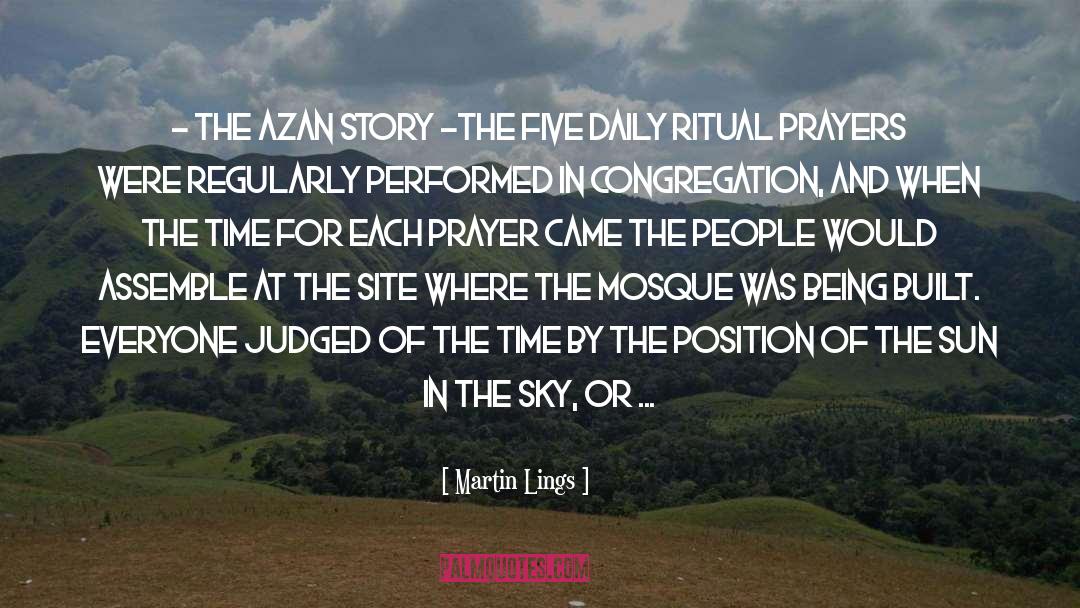 Mosque quotes by Martin Lings