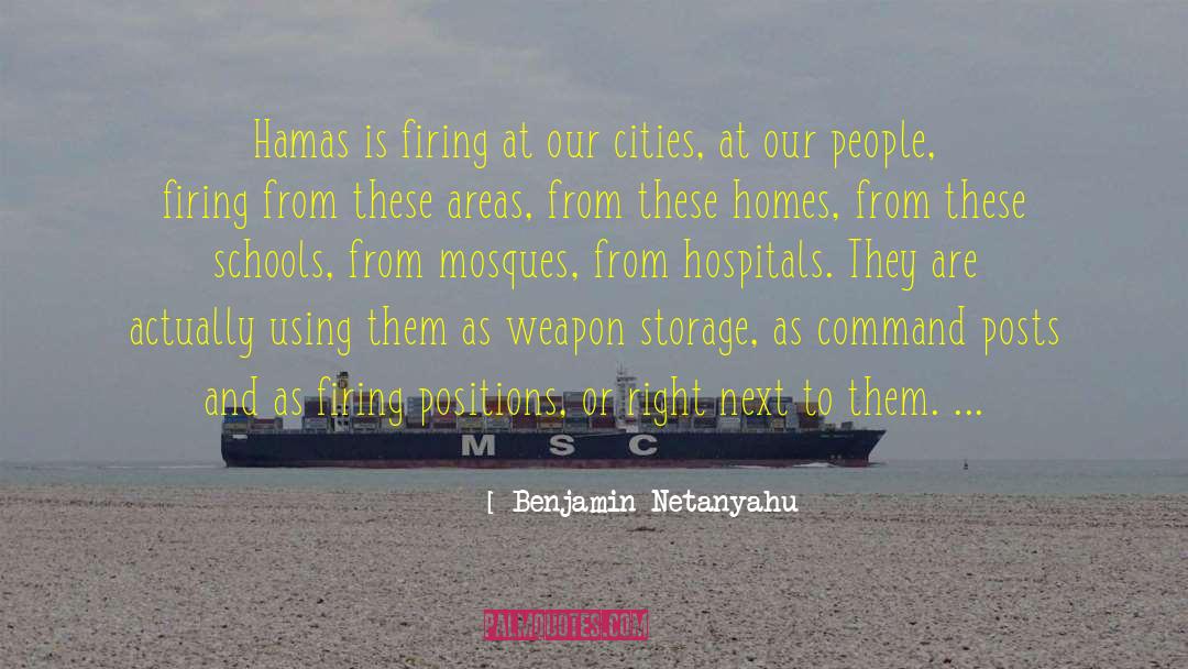 Mosques quotes by Benjamin Netanyahu