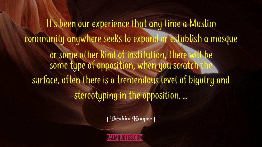 Mosques quotes by Ibrahim Hooper