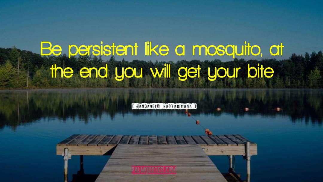 Mosquito Bite quotes by Bangambiki Habyarimana