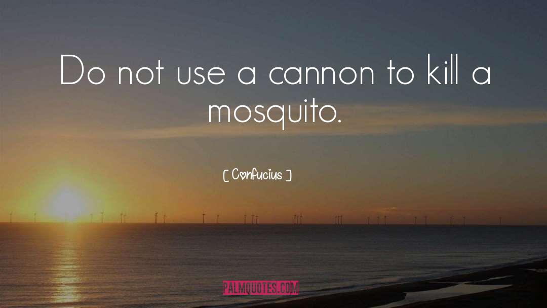 Mosquito quotes by Confucius