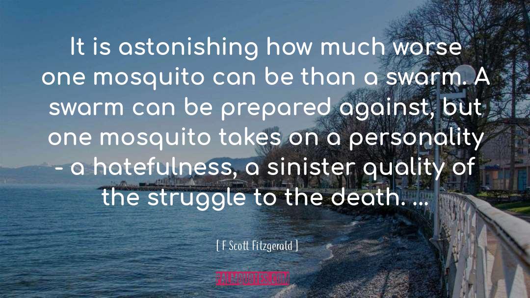 Mosquito quotes by F Scott Fitzgerald