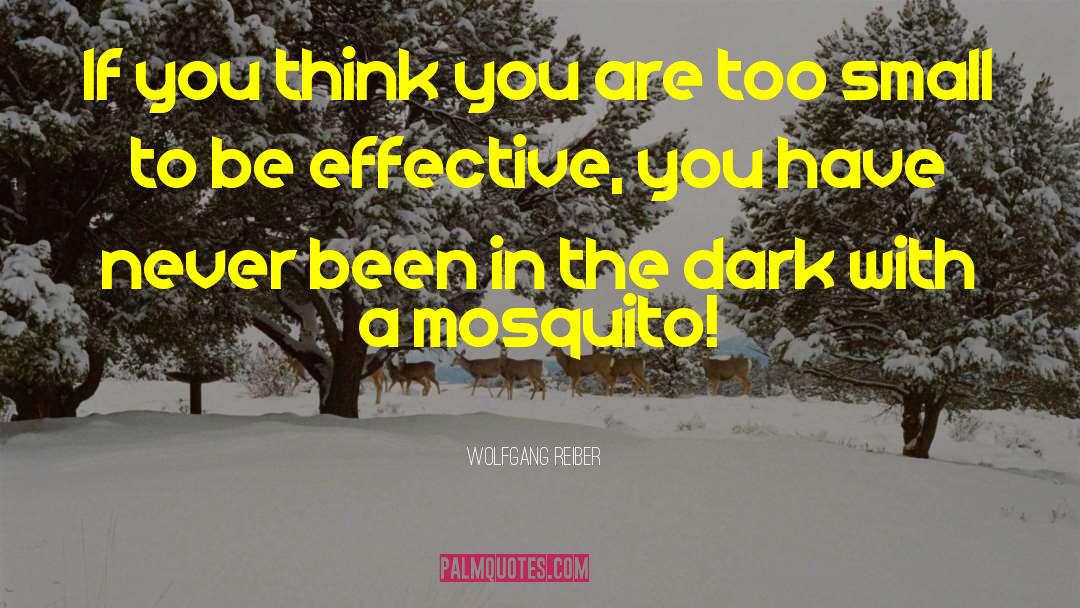 Mosquito quotes by Wolfgang Reiber