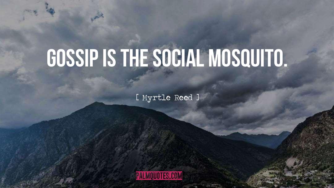 Mosquitoes quotes by Myrtle Reed