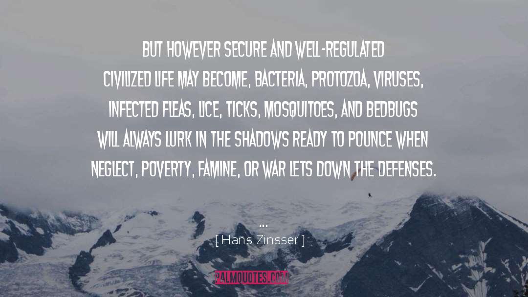 Mosquitoes quotes by Hans Zinsser