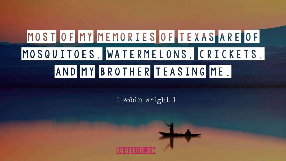 Mosquitoes quotes by Robin Wright